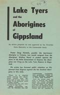 Page 1 of 3 The Communist Party of Australia played a supportive role in the 'Save Lake Tyers' campaign.