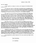 This letter explains that theoretically Aboriginal Australians are citizens, but their rights as such are constrained by State legislation.