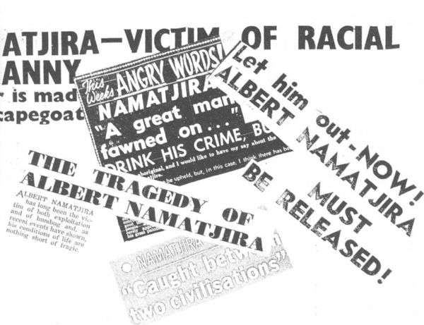 Reporting of the trial of Albert Namatjira was sympathetic, though sensational coverage often hid the facts of the case; that becoming a citizen was at the cost of relinquishing ordinary social relationships with kinsfolk.