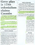 Gove plan is 1788 colonialism, claims Coombs