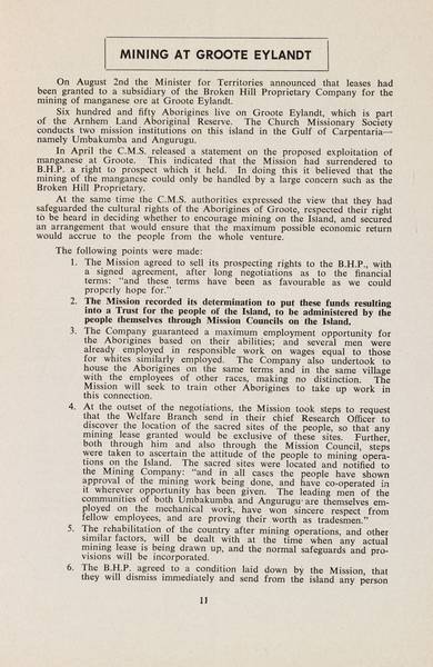 Page 11 of 16  This issue contained a range of articles on land rights issues, both in Australia and overseas.