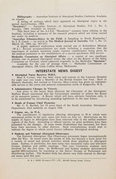 Page 16 of 16  This issue contained a range of articles on land rights issues, both in Australia and overseas.